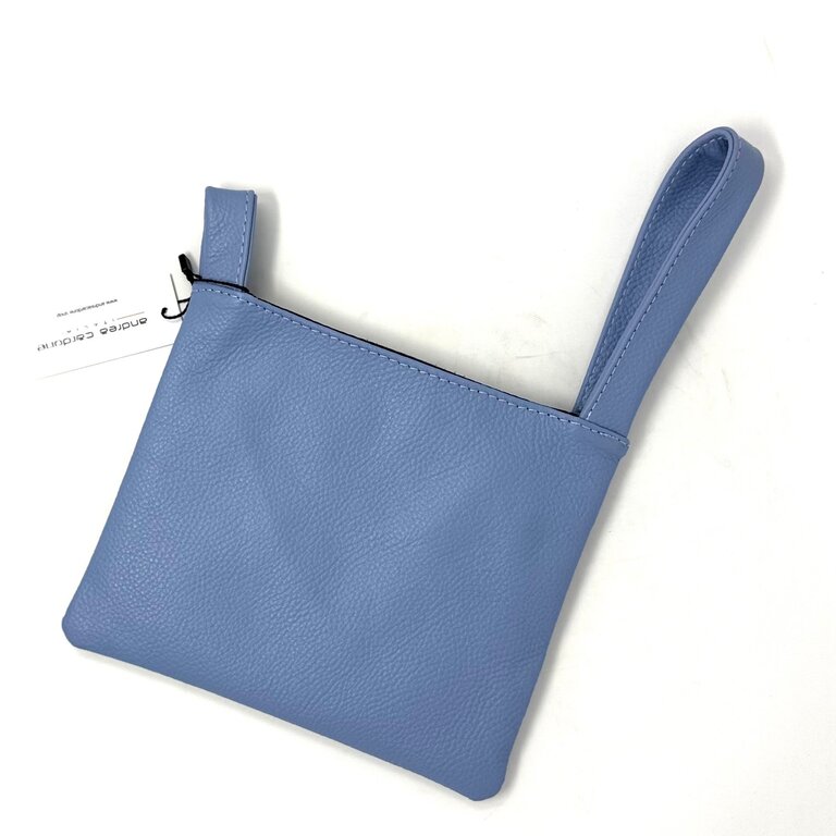 andrea cardone leather wristlet