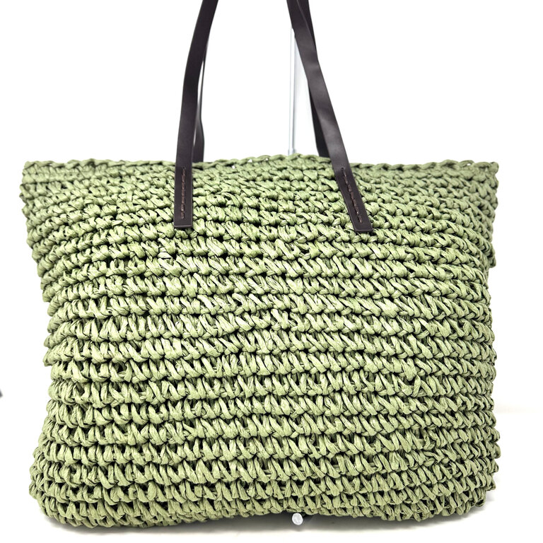 Straw beach bag