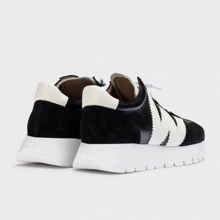 Wonders Wonders leather/suede sneaker