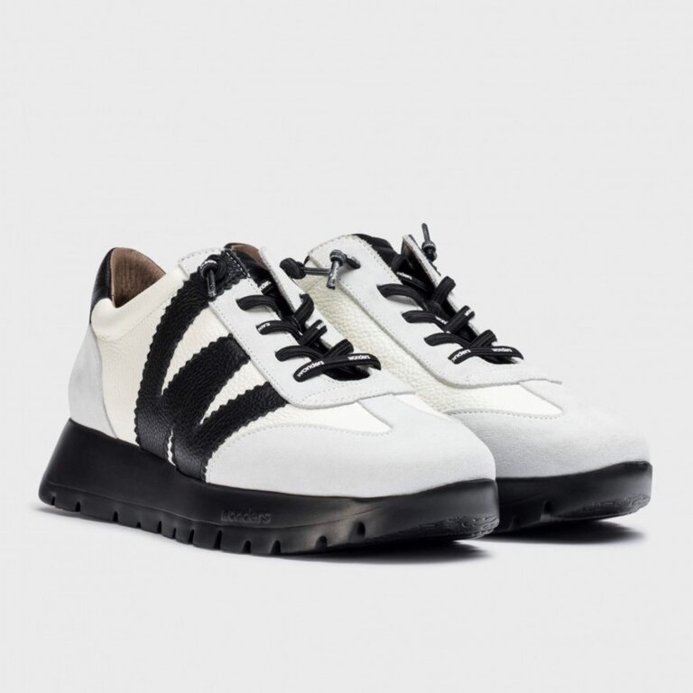 Wonders Wonders leather/suede sneaker
