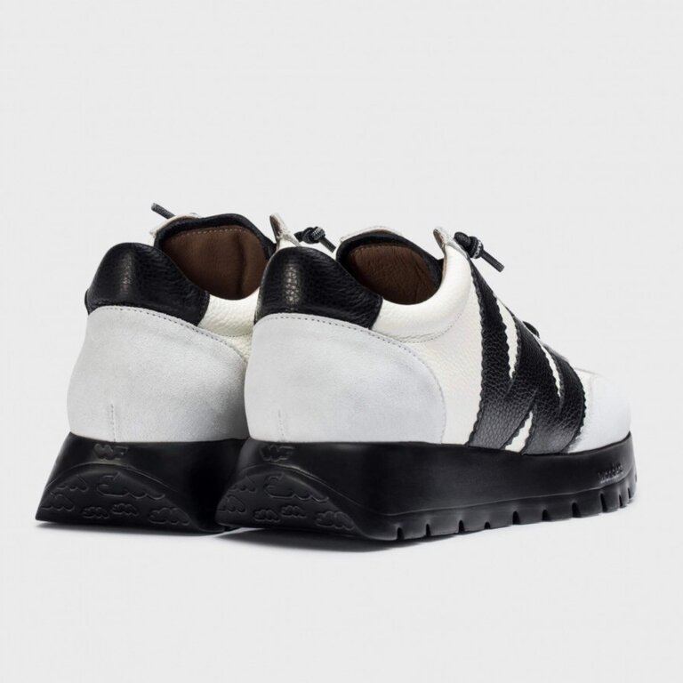 Wonders Wonders leather/suede sneaker