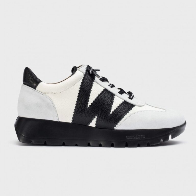 Wonders Wonders leather/suede sneaker