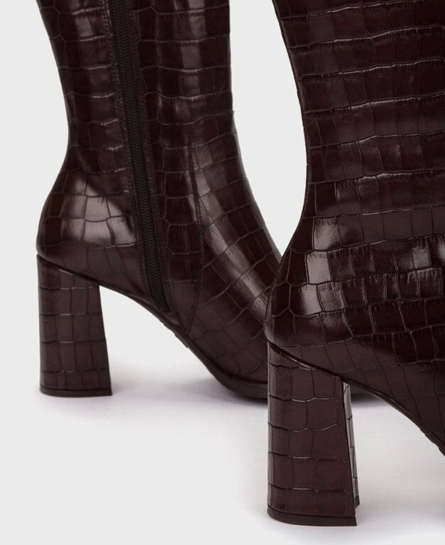 Wonders Wonders tall croco boot