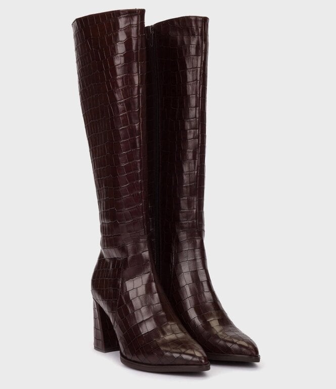 Wonders Wonders tall croco boot