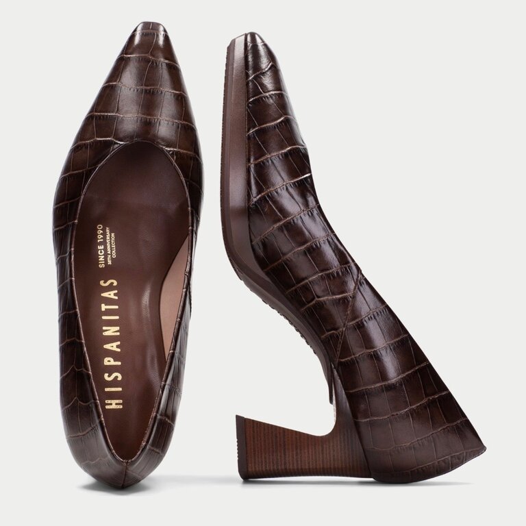 Hispanitas Atlanta croco pump