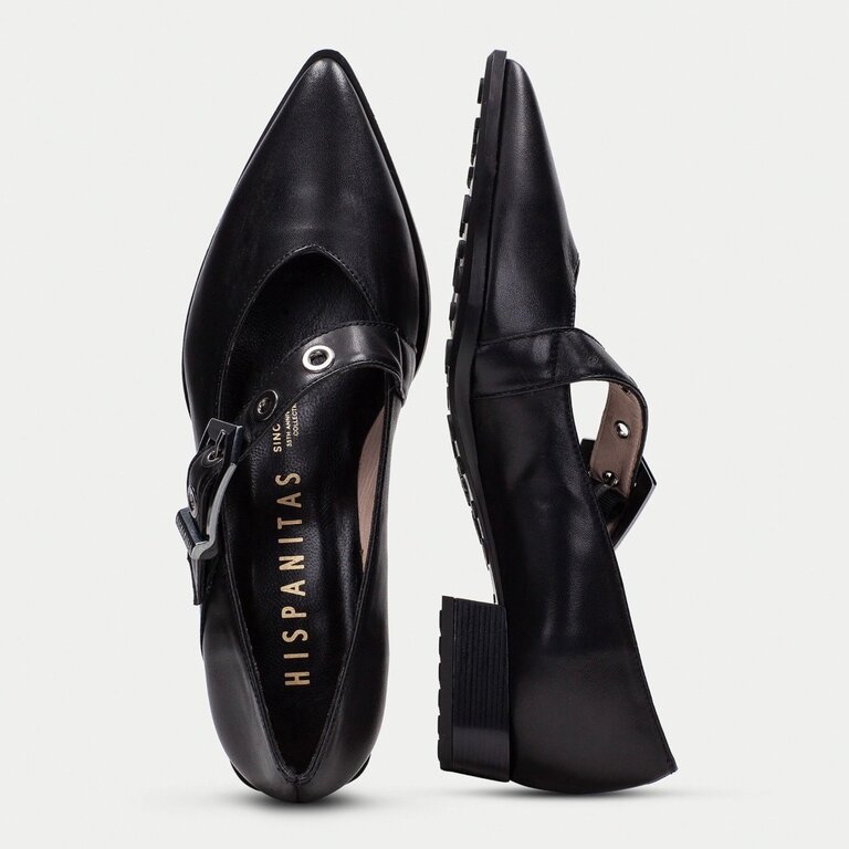 Hispanitas Turin diagonal strap flat