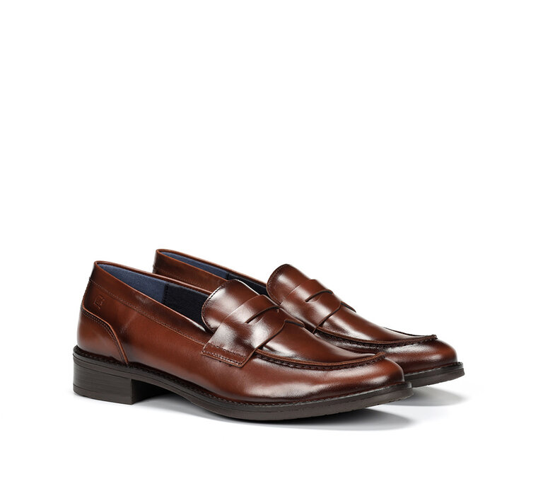 Dorking Harvard leather loafer