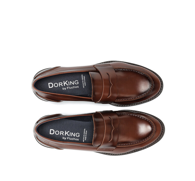 Dorking Harvard leather loafer