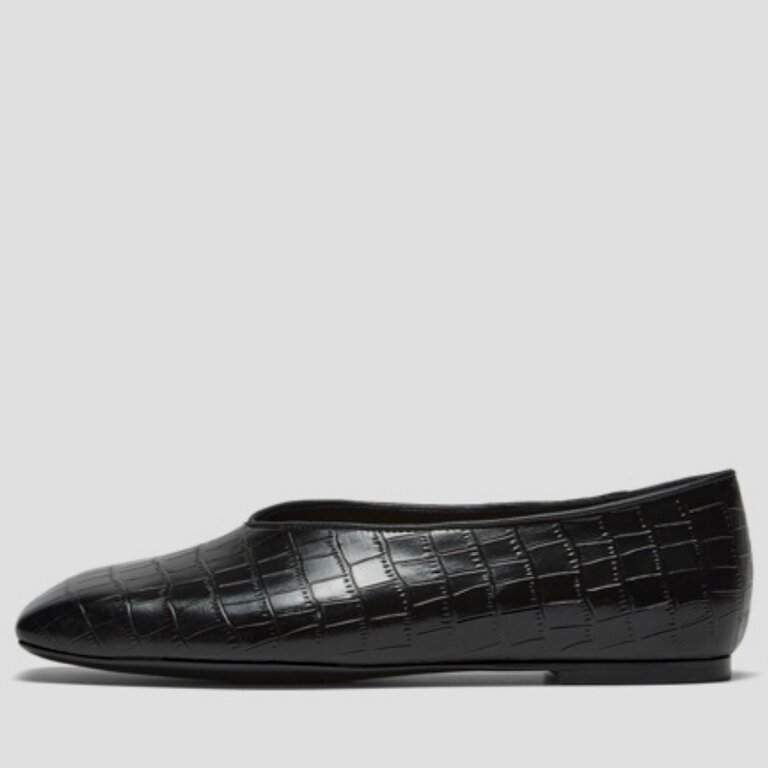 Mollini Bevira croco flat