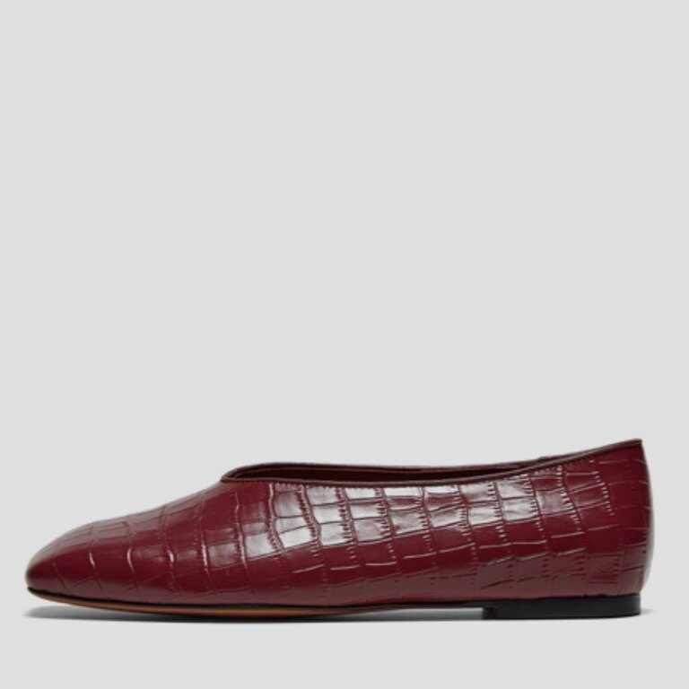 Mollini Bevira croco flat