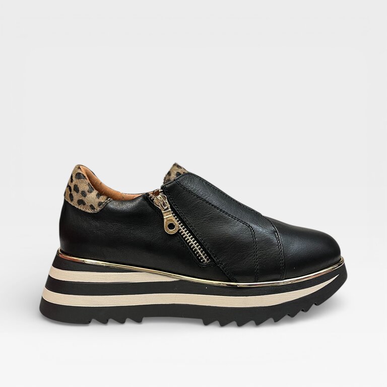 Roamers Lucy striped sole shoe