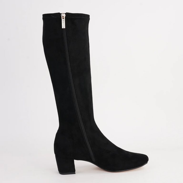 Django & Juliette Handan stretch microsuede boot