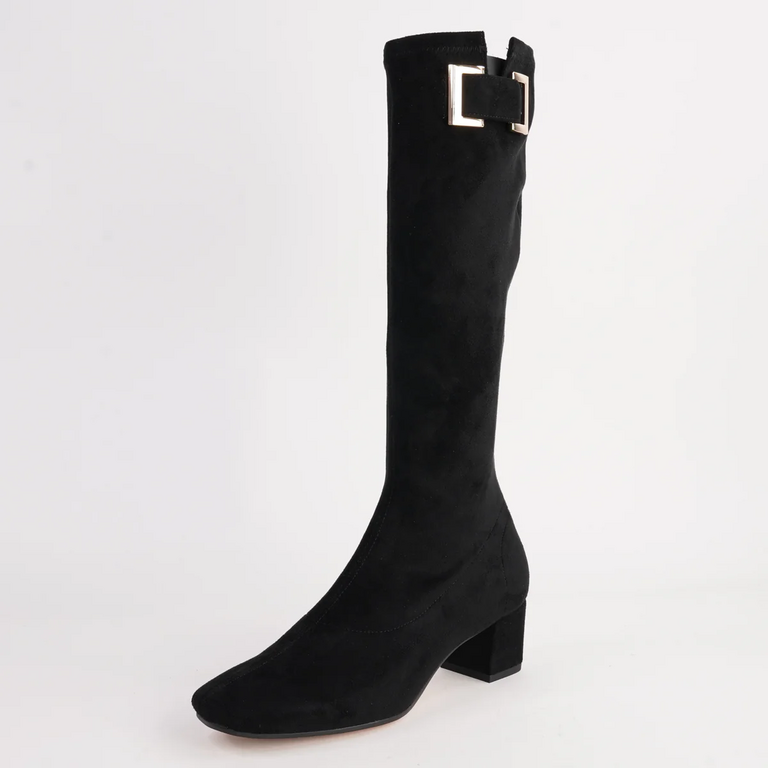 Django & Juliette Handan stretch microsuede boot