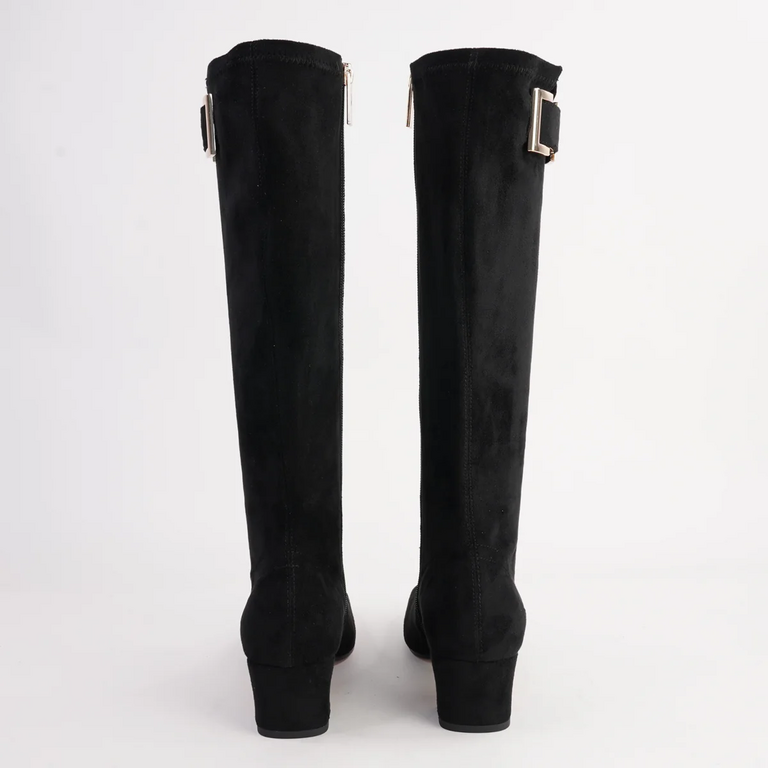 Django & Juliette Handan stretch microsuede boot