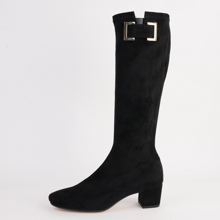 Django & Juliette Handan stretch microsuede boot