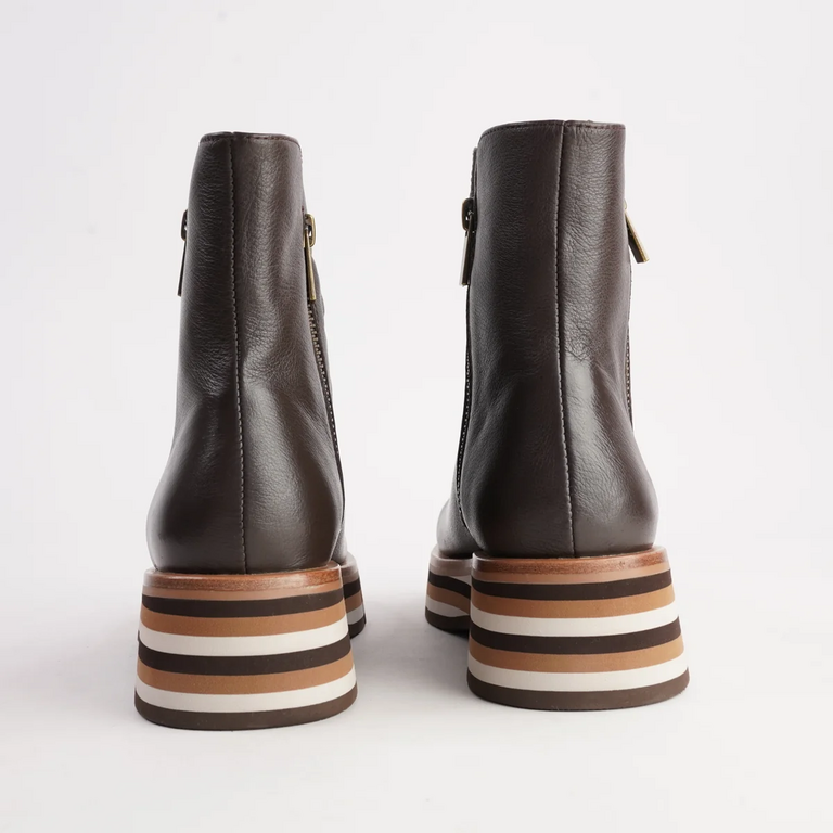 Django & Juliette Ganni striped sole boot