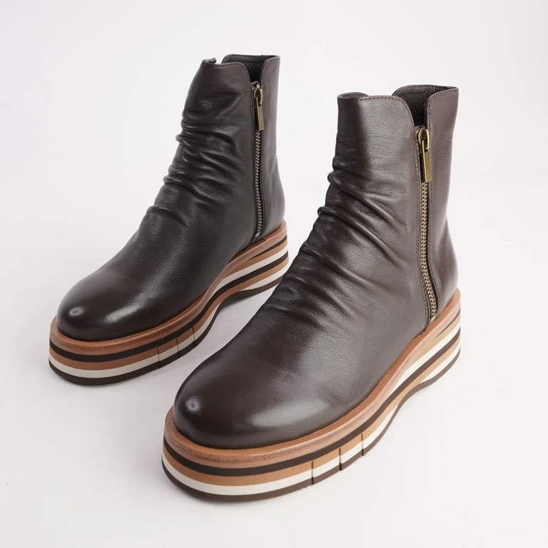 Django & Juliette Ganni striped sole boot