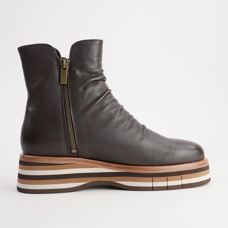 Django & Juliette Ganni striped sole boot