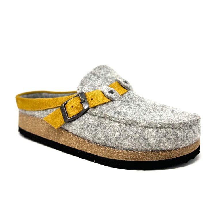 Comfortfusse Rike wool/cork clog