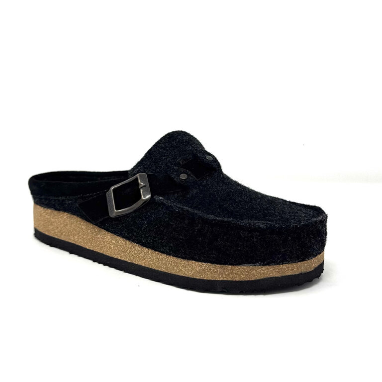 Comfortfusse Rike wool/cork clog