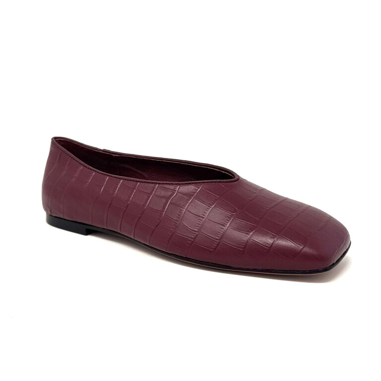 Mollini Bevira croco flat