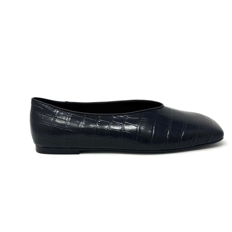 Mollini Bevira croco flat