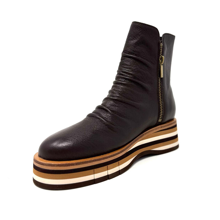 Django & Juliette Ganni striped sole boot