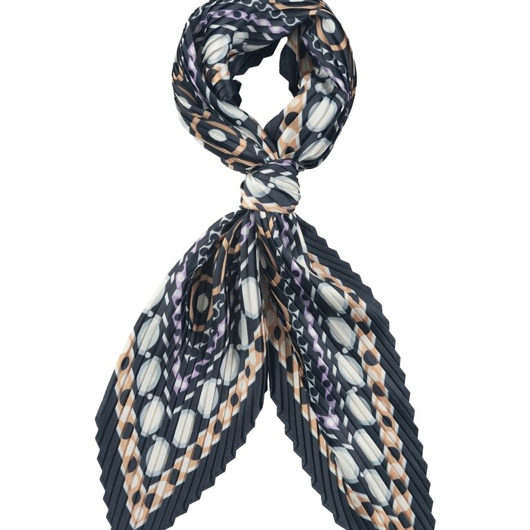 Dots pleated diamond