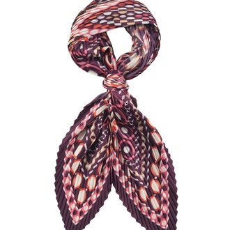 Dots pleated diamond