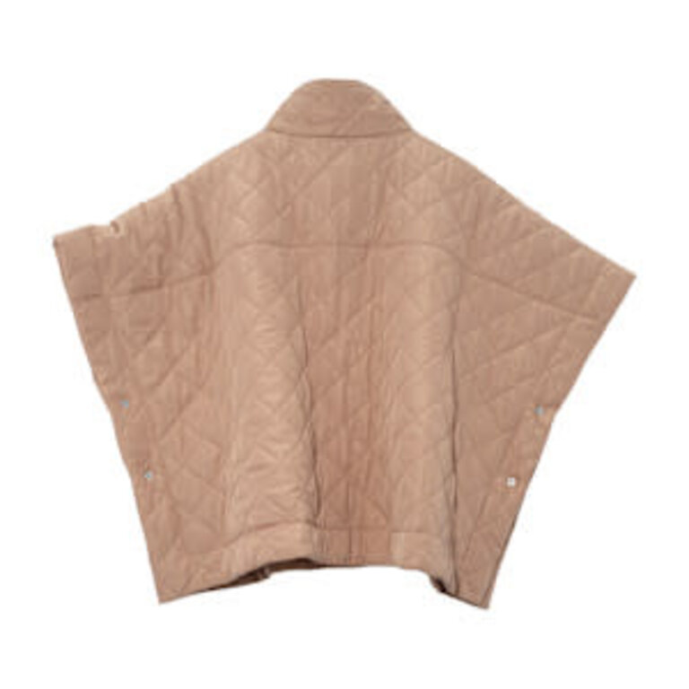 Quilted O/S poncho