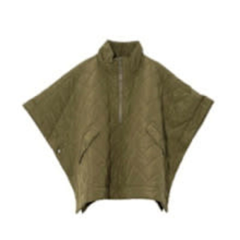 Quilted O/S poncho