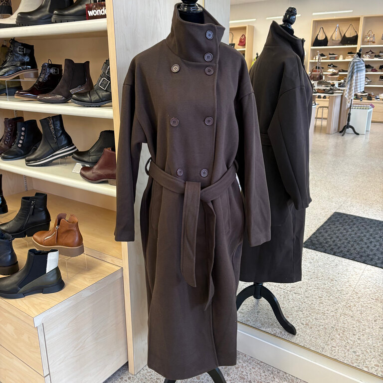 Jessicca Laura Funnel neck coat