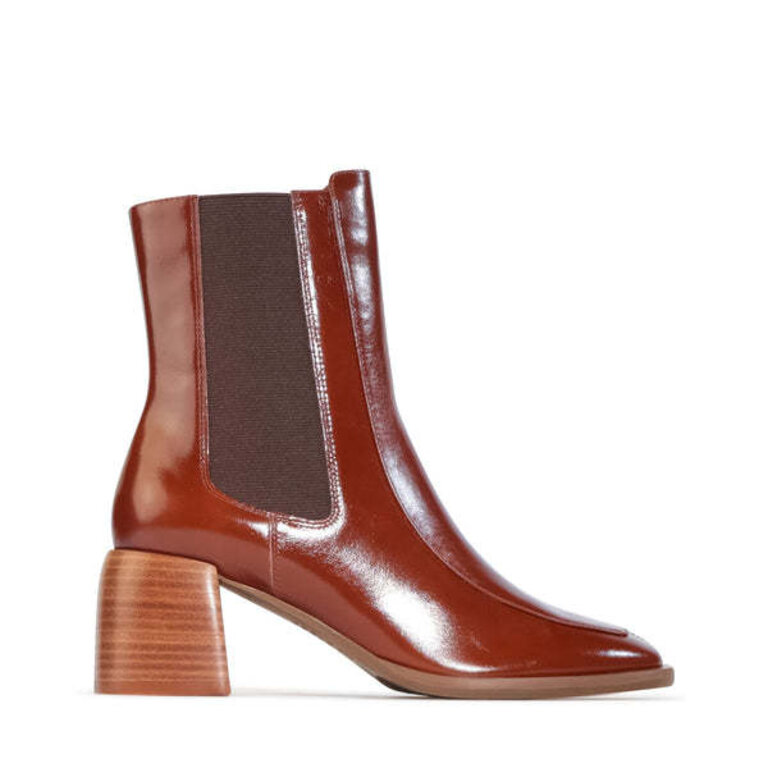 EOS Charcoal heeled boot