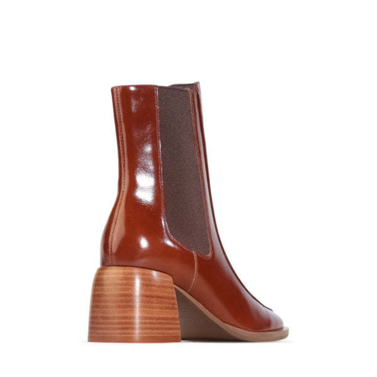 EOS Charcoal heeled boot