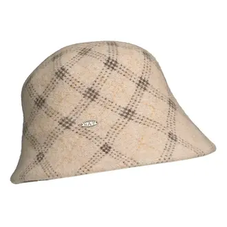 Camiyah jacquard plaid cloche