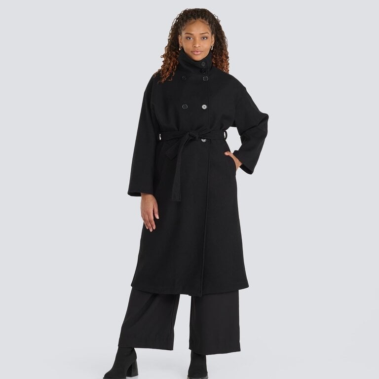Jessicca Laura Funnel neck coat