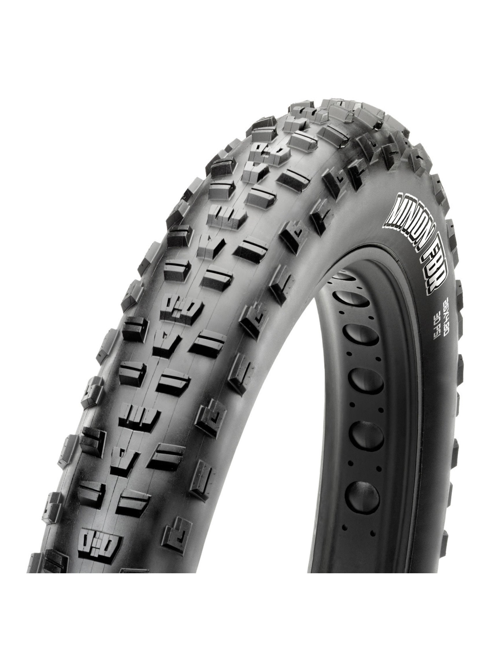 Maxxis Maxxis, Minion FBR, 26x4.80, Flding, Dual, Tubeless Ready, EX, 120TPI, 20PSI, Black