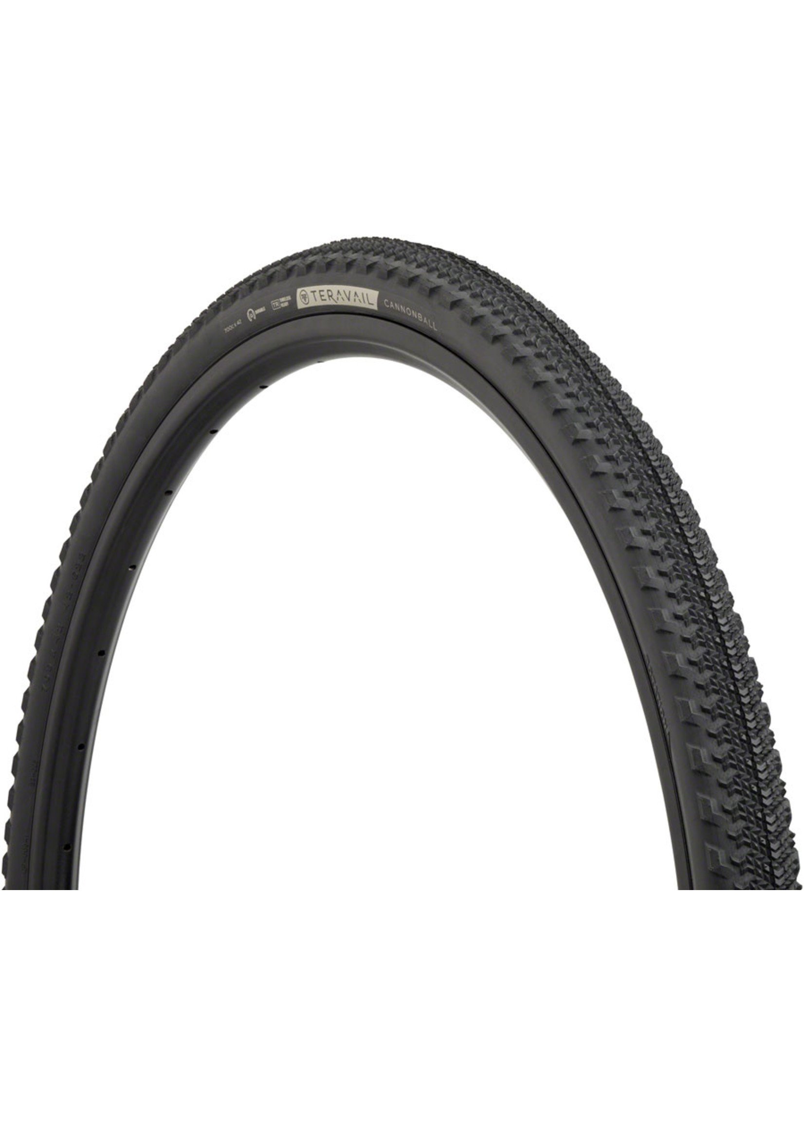 Teravail Teravail- Cannonball Tire, 700x38, DR Blk