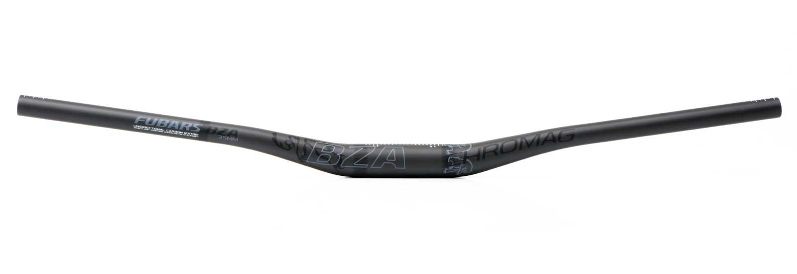 Chromage BZA Bar 35MM Clamp 25MM Rise 800MM Black and Grey Sessions Ride Co