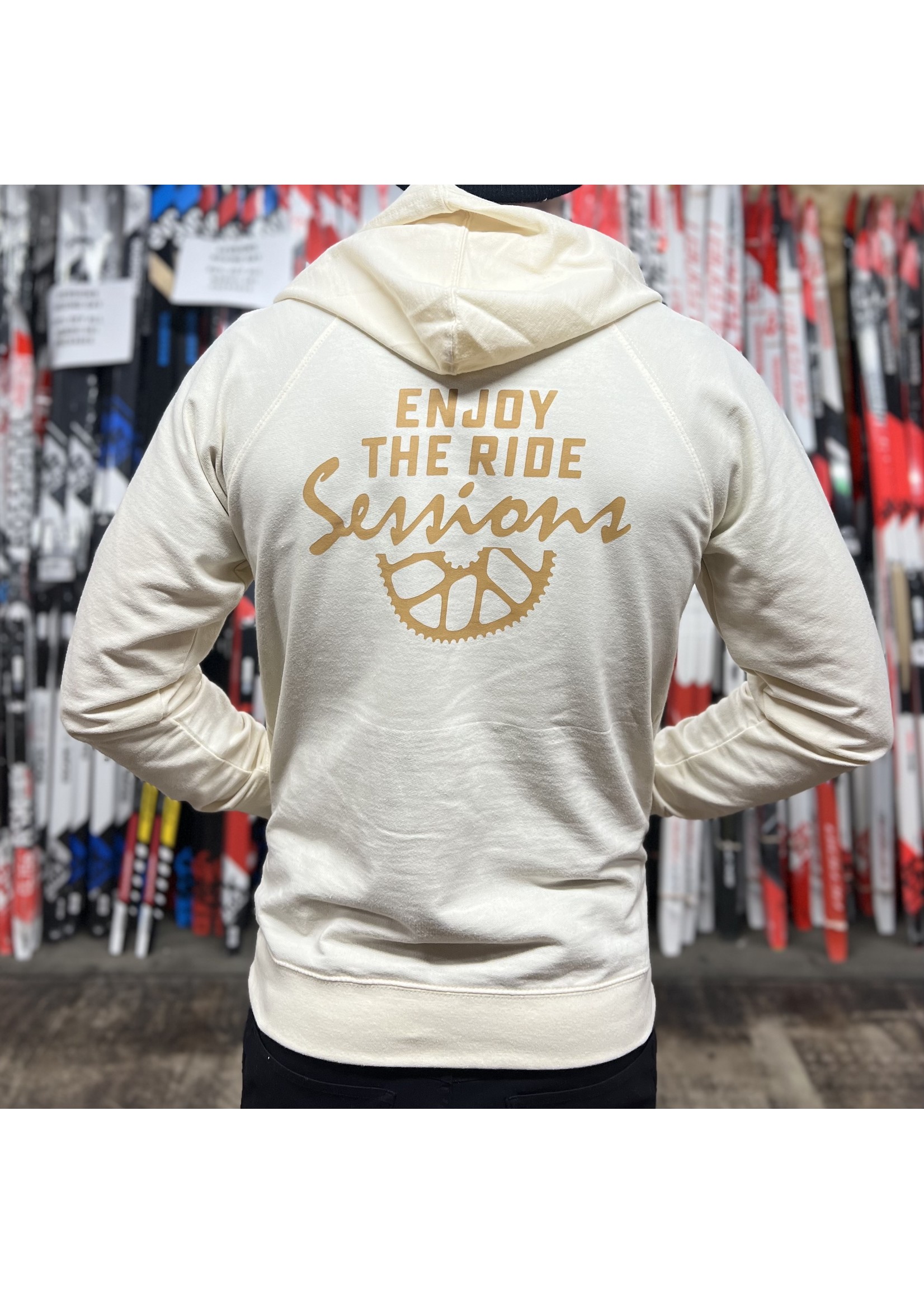 Sessions Sessions- Enjoy The Ride Hoodie, Bone