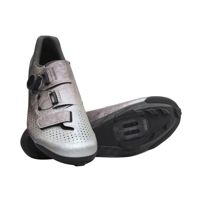 Shimano- SH-RX801 Bike Shoes, Silver, - Sessions Ride Co.