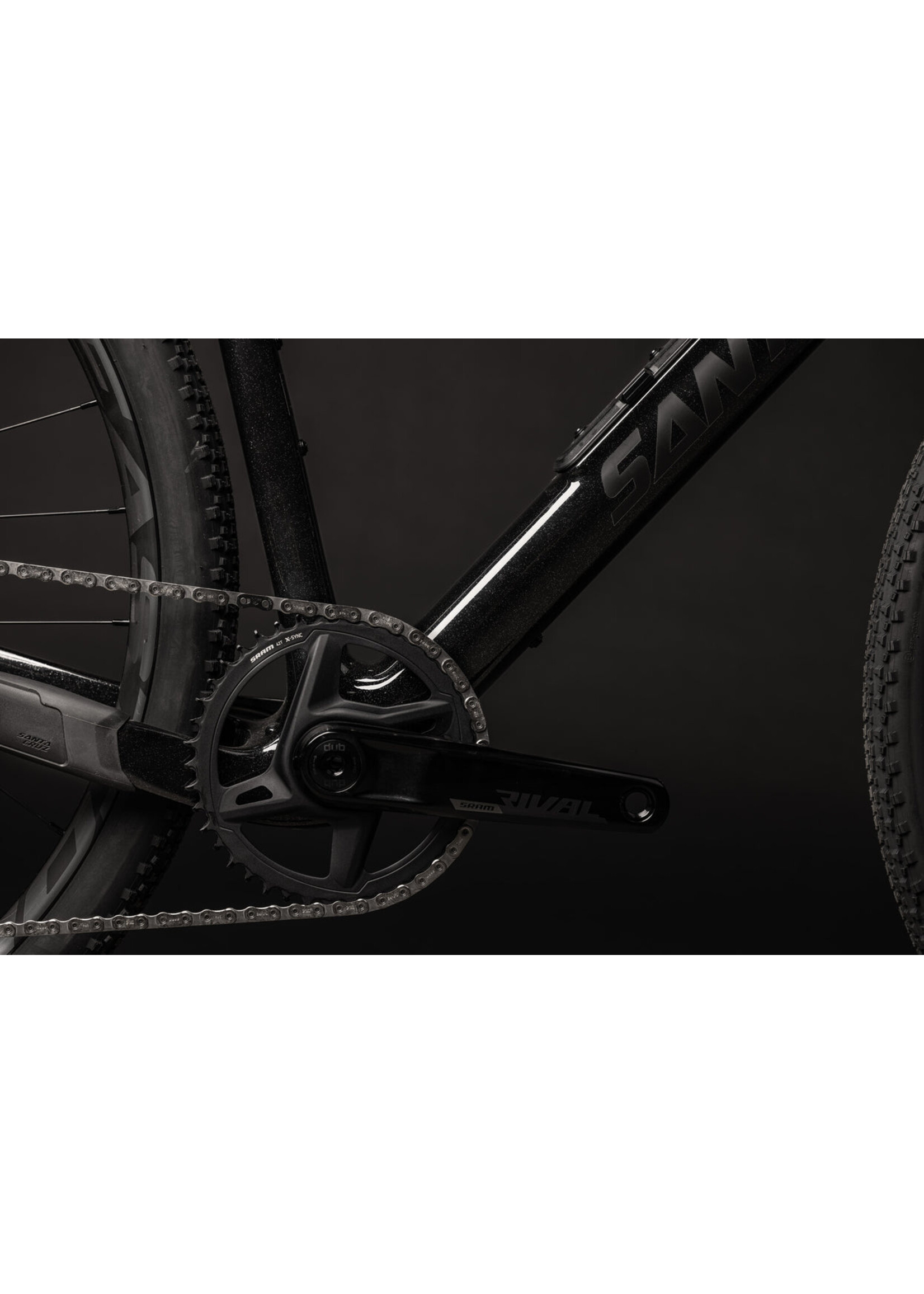 Santa Cruz Santa Cruz- Stigmata 4 CC, Rival AXS 1x Rudy, Black Sparkle