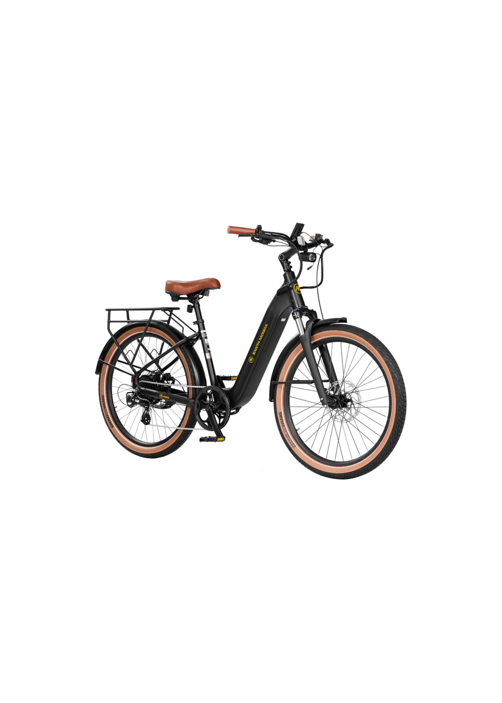 AMIA AMIA- Santa Monica, E-Bike, 26", Black, Small