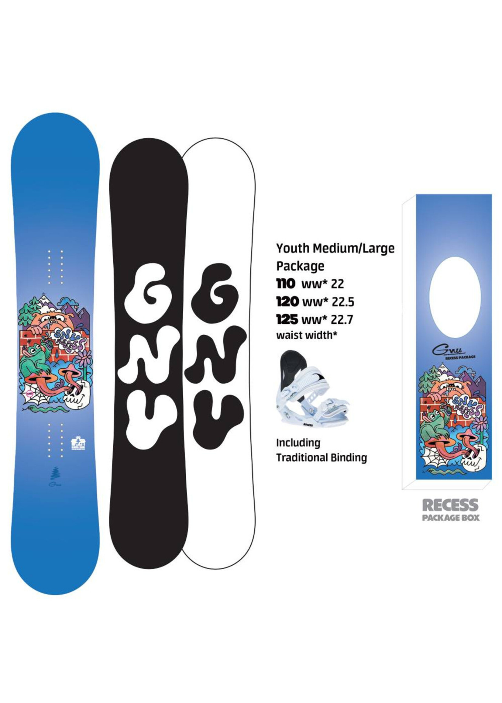 GNU GNU- Recess Package, Grom,