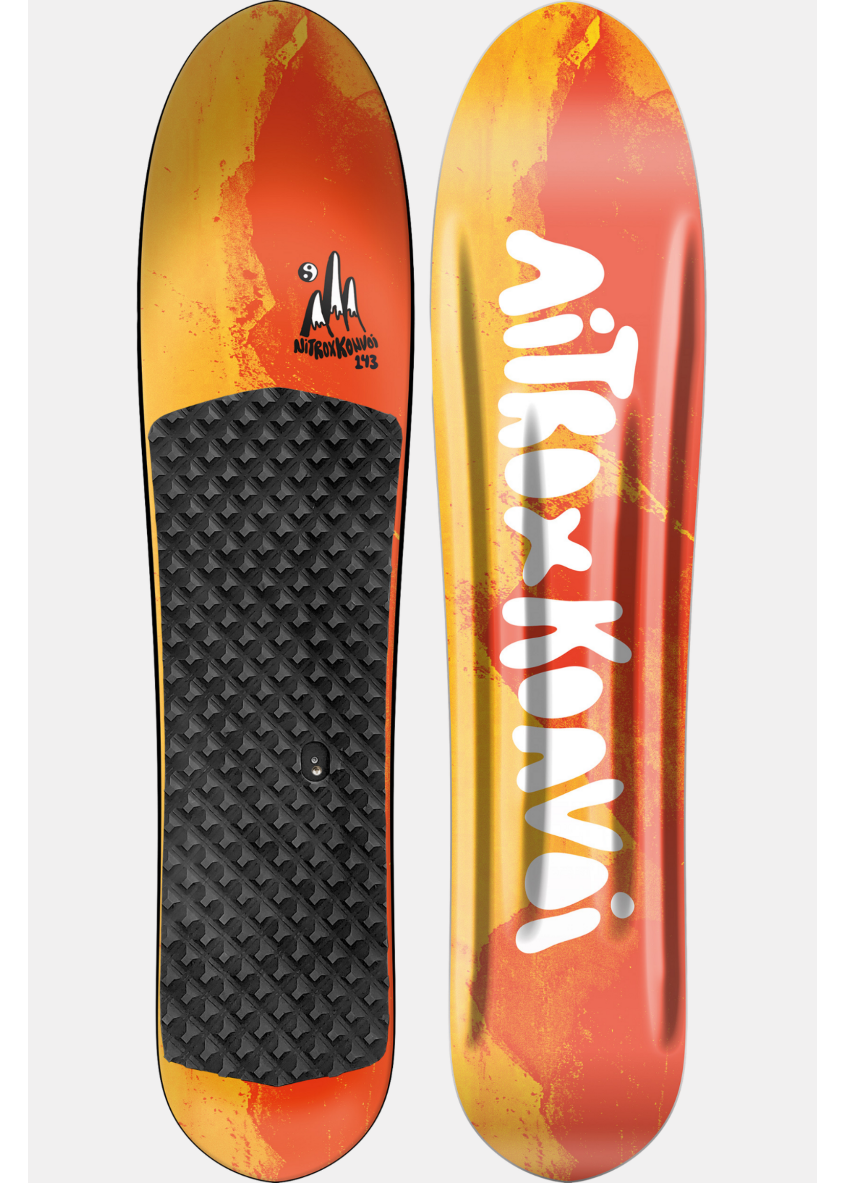 Nitro Snowboard Nitro- Konvoi Surfer Powder Surfer, 143cm