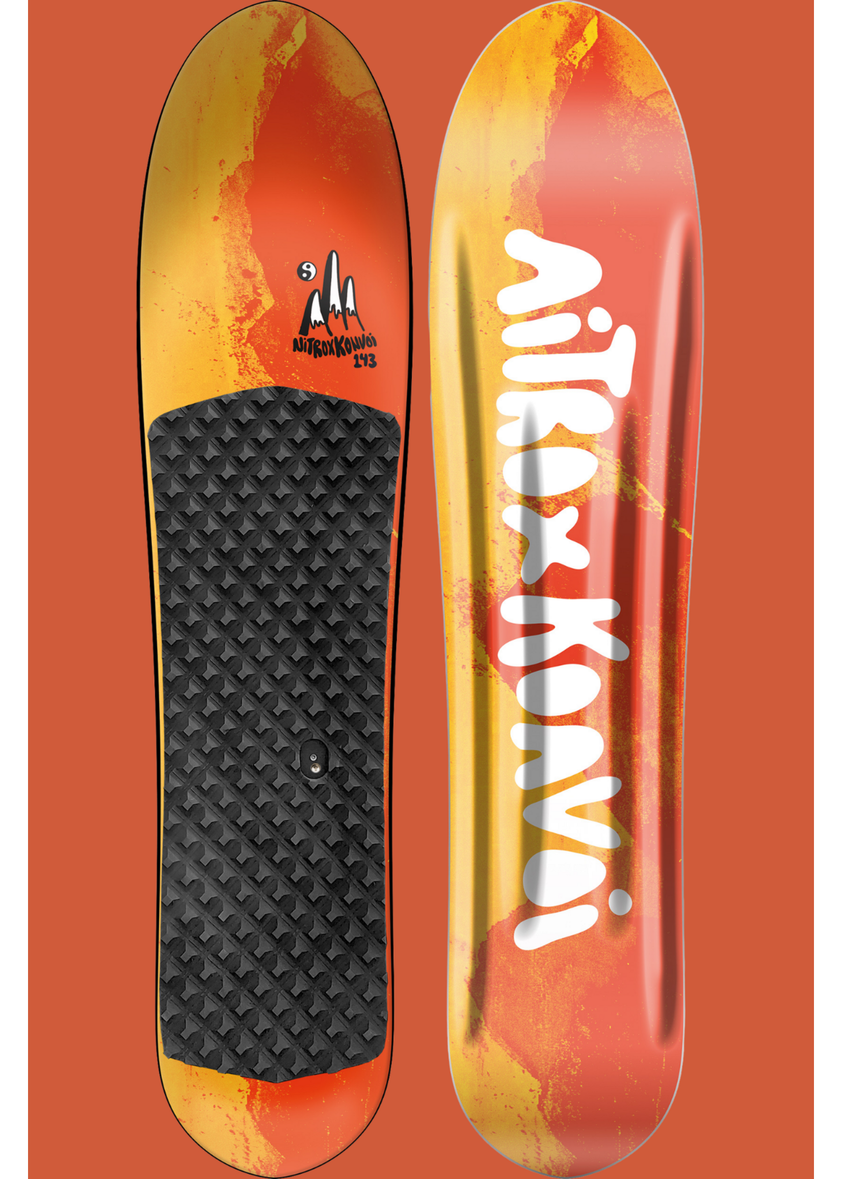 Nitro Snowboard Nitro- Konvoi Surfer Powder Surfer, 143cm