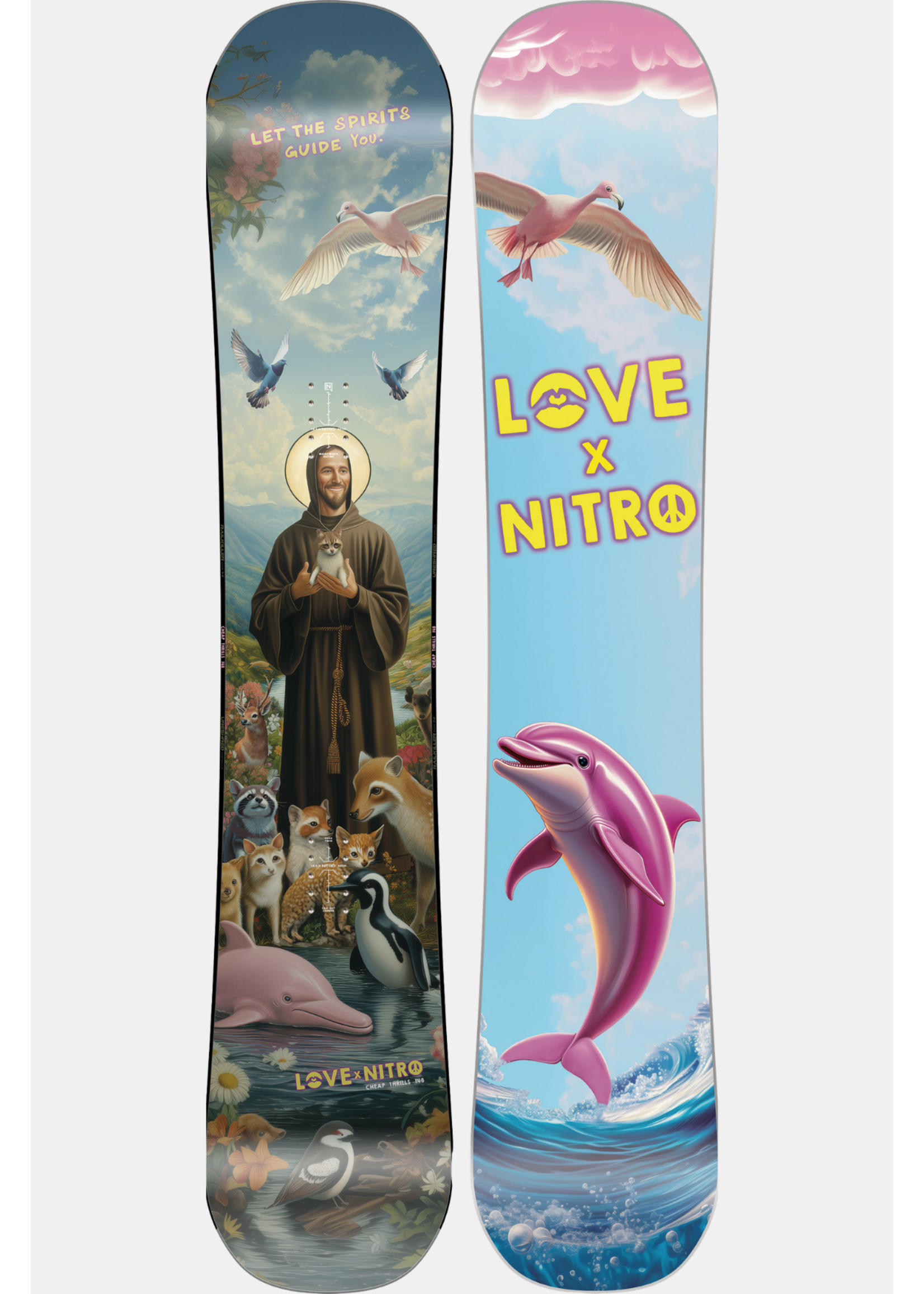Nitro Snowboard Nitro- 2027 Cheap Thrills X Love,