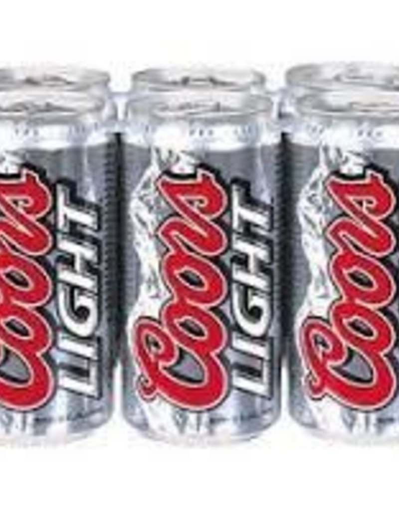 Coors Light 6pk 12oz cans