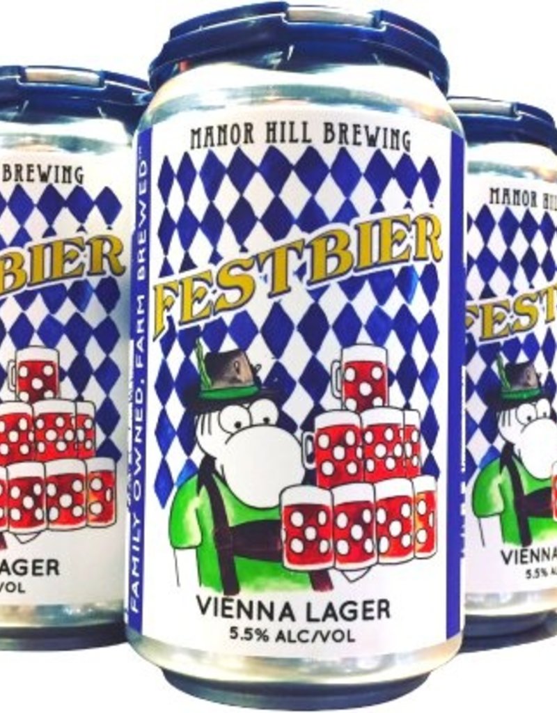 Manor Hill Festbier six pack 12 oz cans