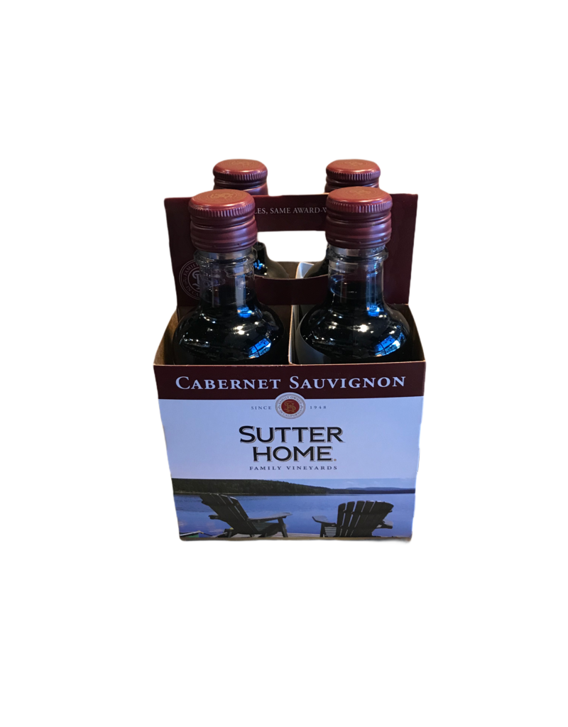 Sutter Home Cabernet Sauvignon 4pk 187ml btls